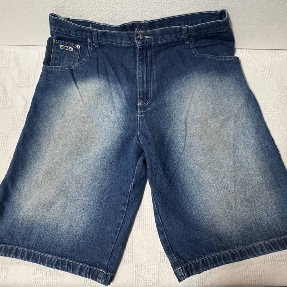 Vintage JOKER BRAND Baggy Shorts Jorts
Skater Hip Hop Embroidered Y2K Size 40
